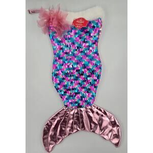 Holiday Time Sequined Mermaid Stocking